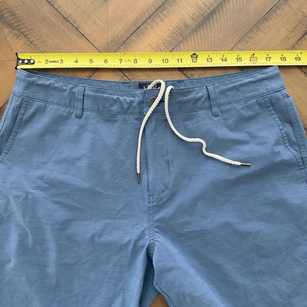 Set Of 2 Faherty Men's All Day Shorts Size 35 Blue / Green
